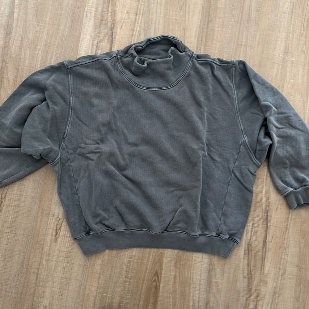 Joah Brown mock neck sweatshirt